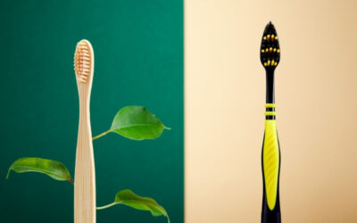 Bamboo toothbrush for zero-waste living